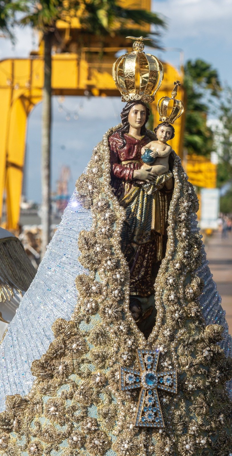 Leia mais sobre o artigo Estação recebe Imagem Peregrina de Nossa Senhora de Nazaré nesta sexta (18)
