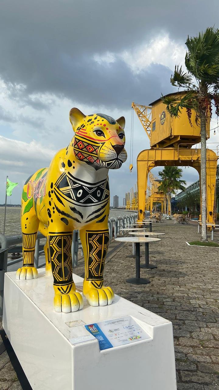 No momento, você está visualizando Estação das Docas recebe cinco obras da “Jaguar Parade Belém 2025”