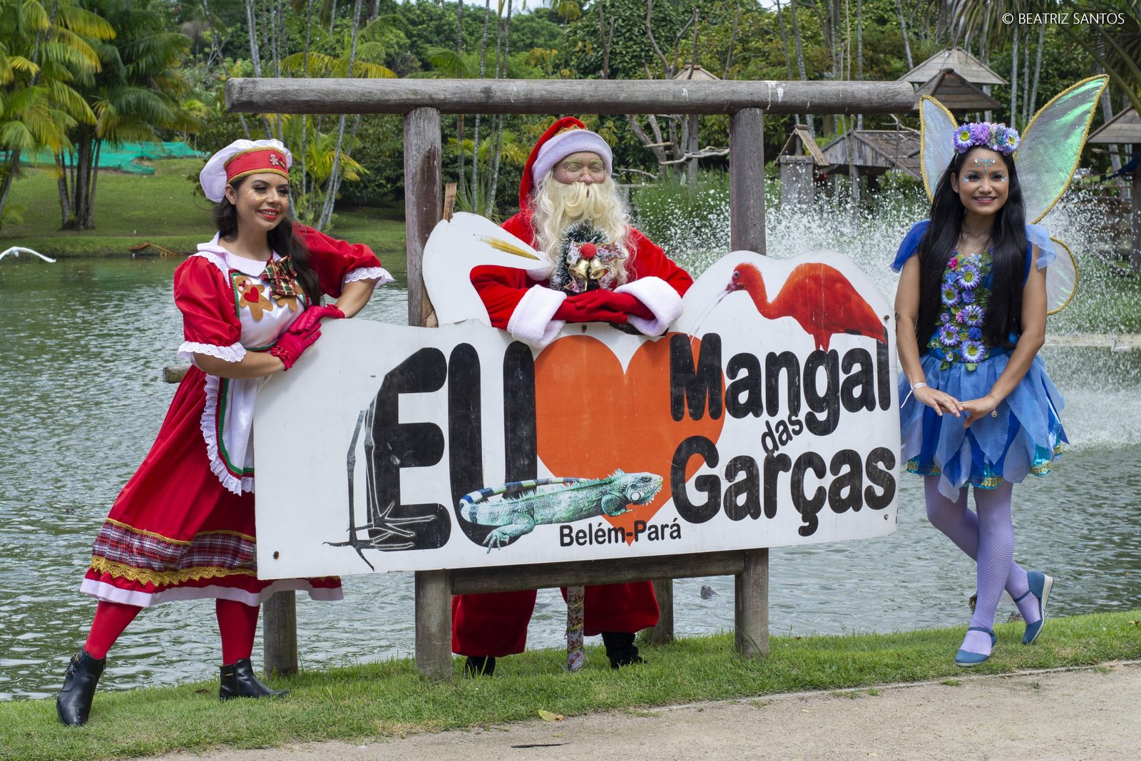 No momento, você está visualizando Mangal das Garças celebra Natal com Papai Noel, solidariedade e enriquecimento ambiental nos dias 19 e 21